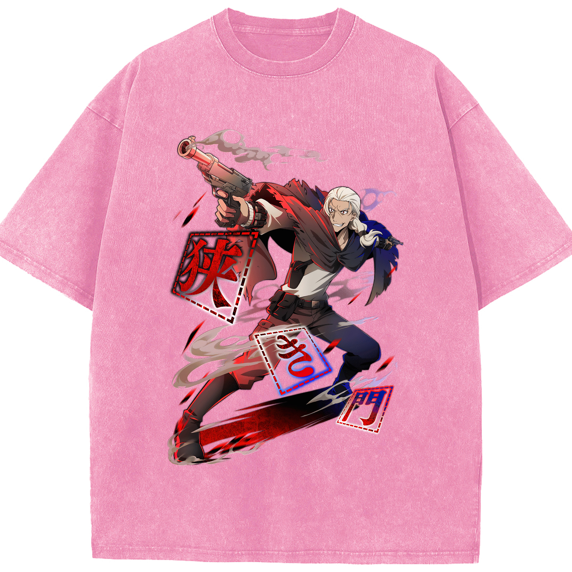 （画像用） 文豪ストレイドッグス Bungo Stray Dogs 綿100% ヴィンテージ風 半袖Tシャツ（フロントプリント）